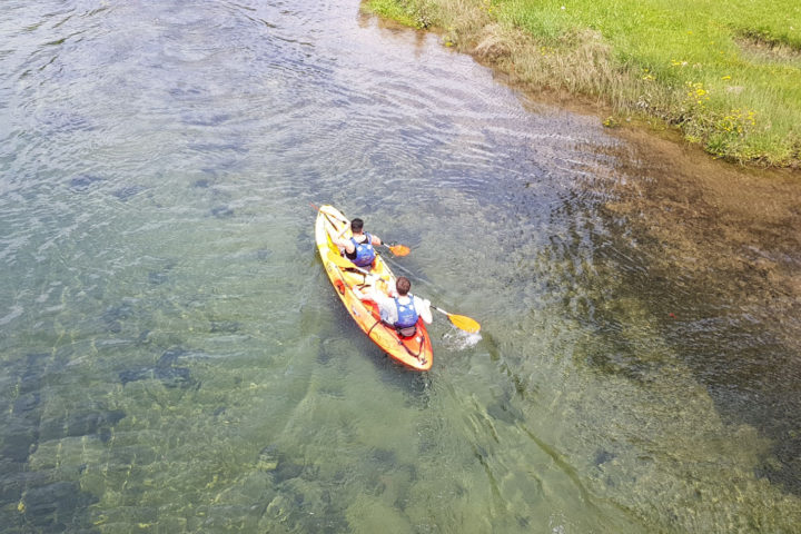 Pareja en Río Tamuxe