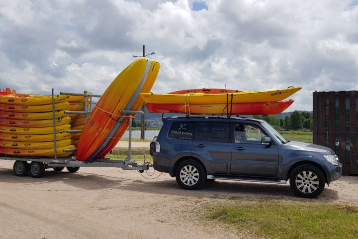 Remolque kayaks